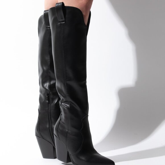 COPY - Cowboy Boots - Black - Picture 5 of 5